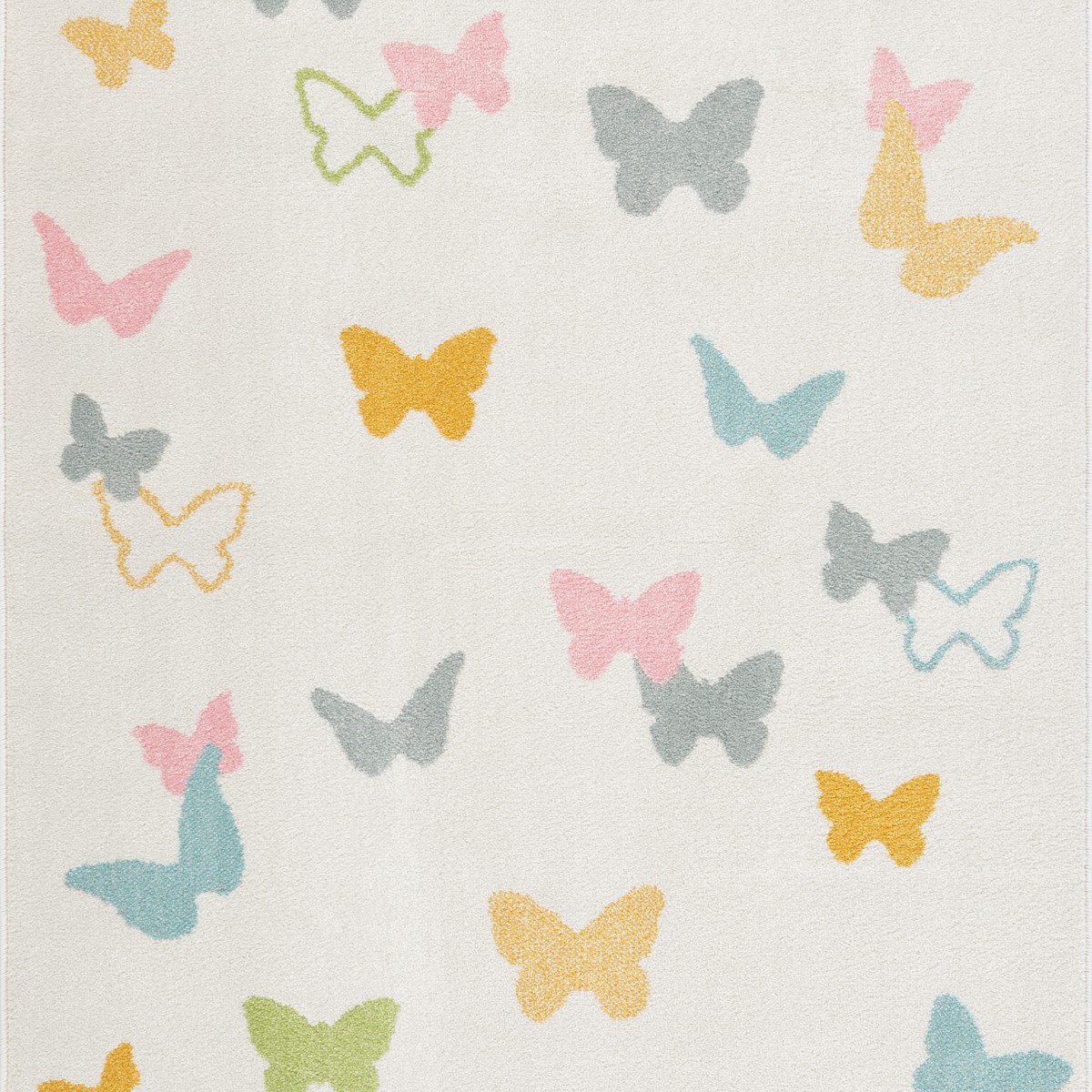 Alfombra Gio Mariposas Multic. 160x235Cm