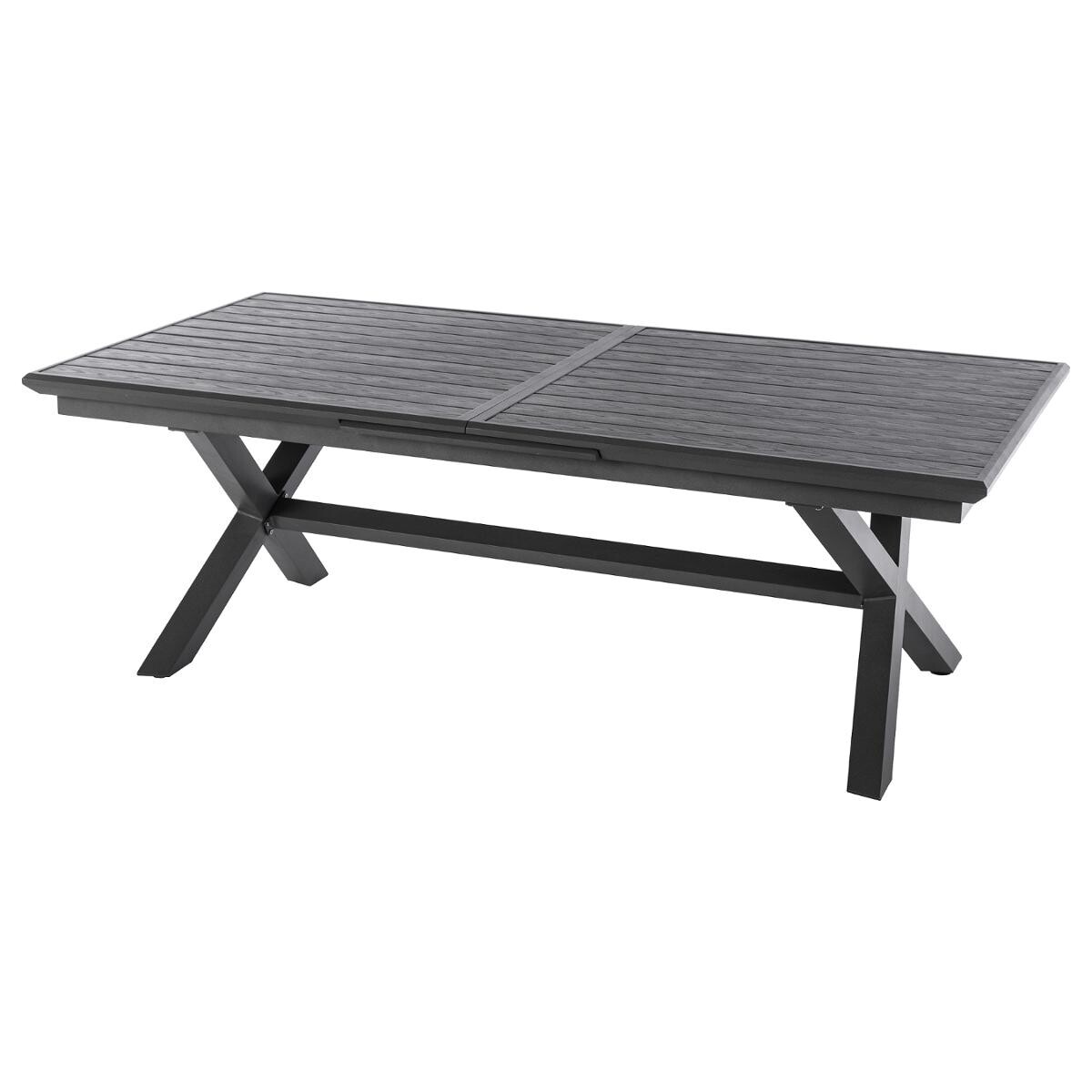 Mesa Extens&iacute;vel Axiome Cinza Ard&oacute;sia 220-279cm