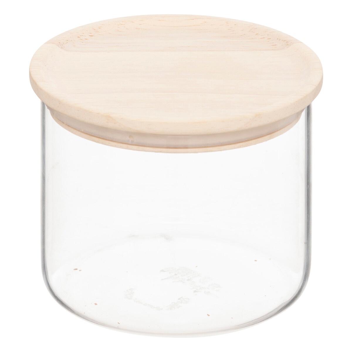 Set 3 tarros de vidrio con tapa de madera