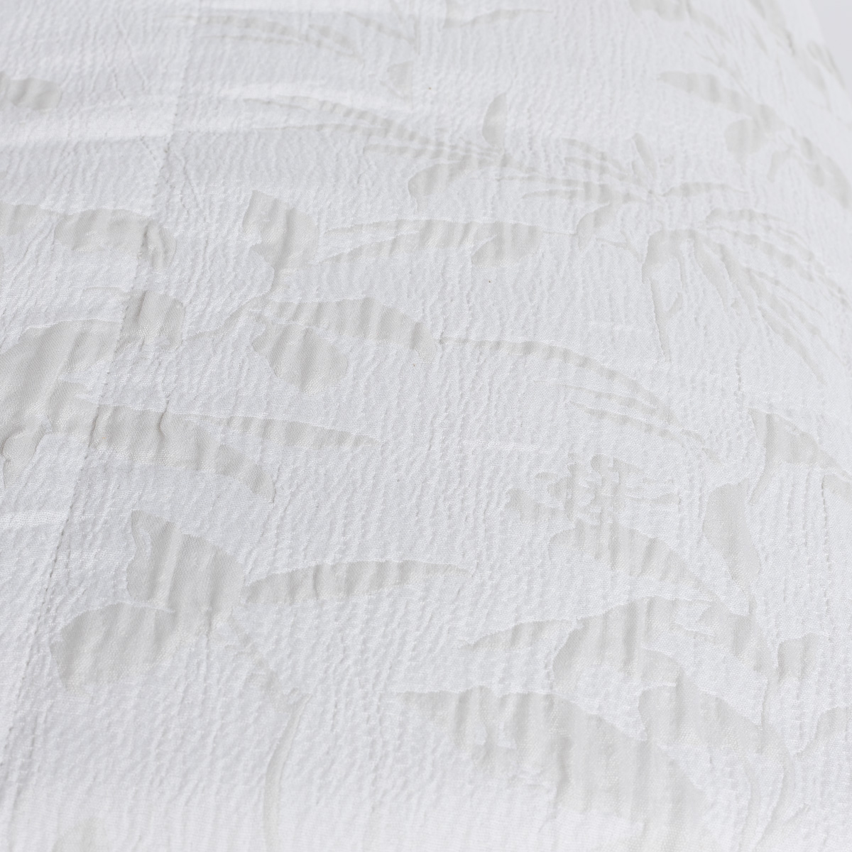 Colcha hojas AUREN gris 250x270cm