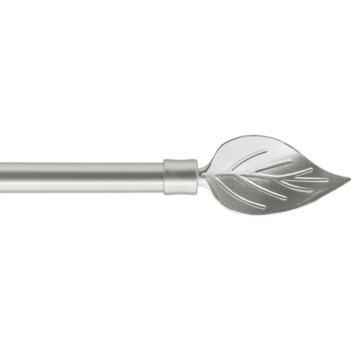 Set barra extensible VALERY plateado 120-210cm