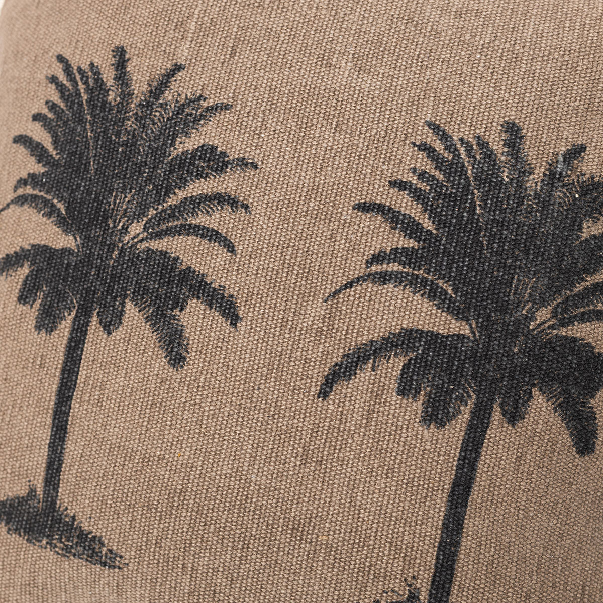 Cojín palmera beige 45x45cm
