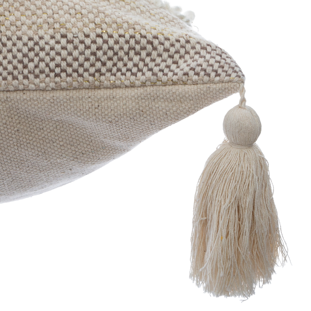 Almofada Shine Com Pompons 59x59cm