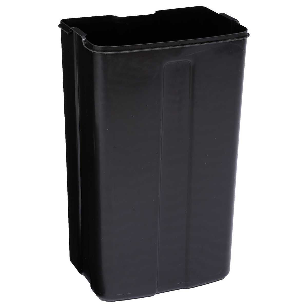 Cubo de basura ARIANE negro met&aacute;lico 30l