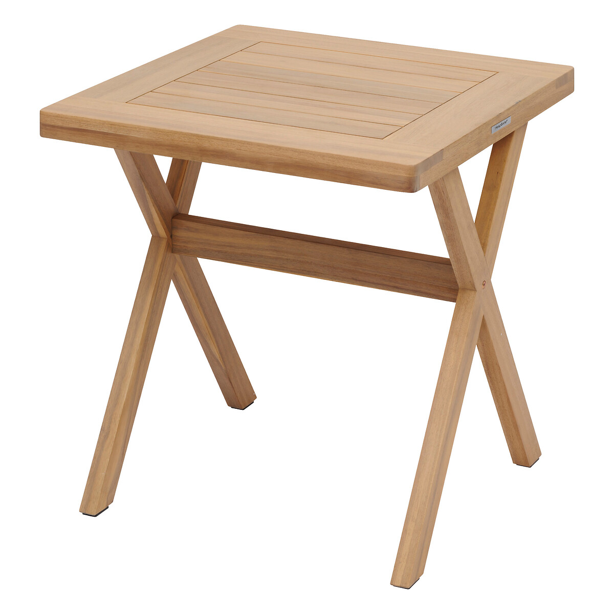 Mesa fija XENIA de madera de acacia