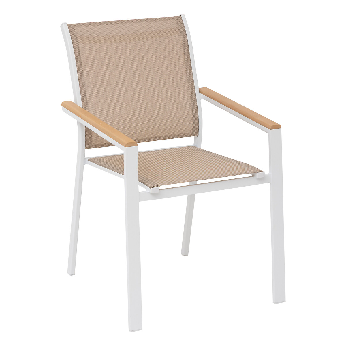 Silla ESSENTIA lino y blanco