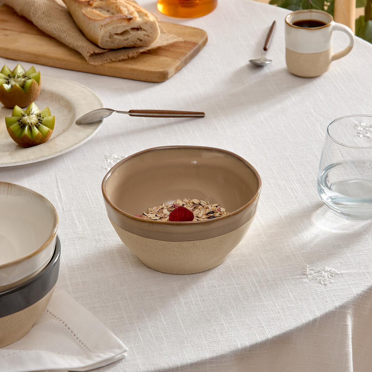 Bowl KATE beige de porcelana 72cl