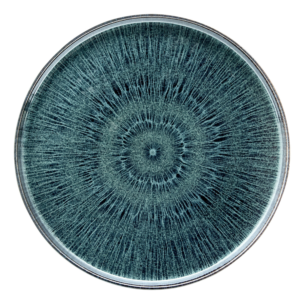 Plato llano EVA azul oscuro 27cm