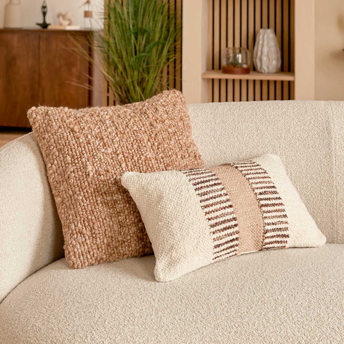 Almohada STRISCIA beige 30x50cm