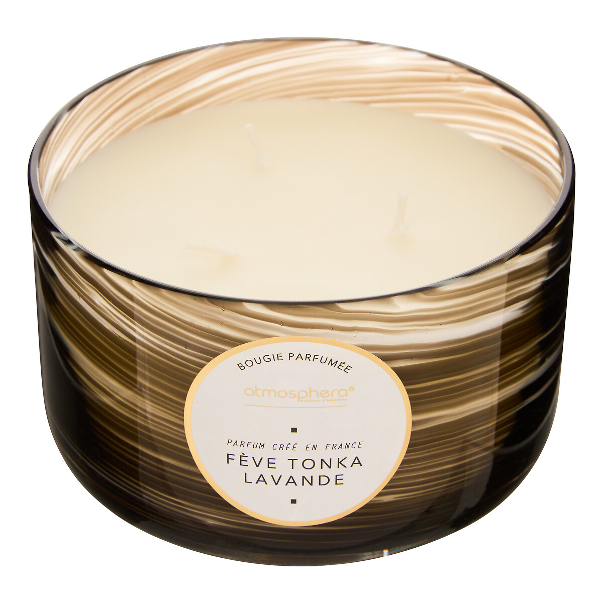 Vela perfumada en tarro de vidrio TONKA