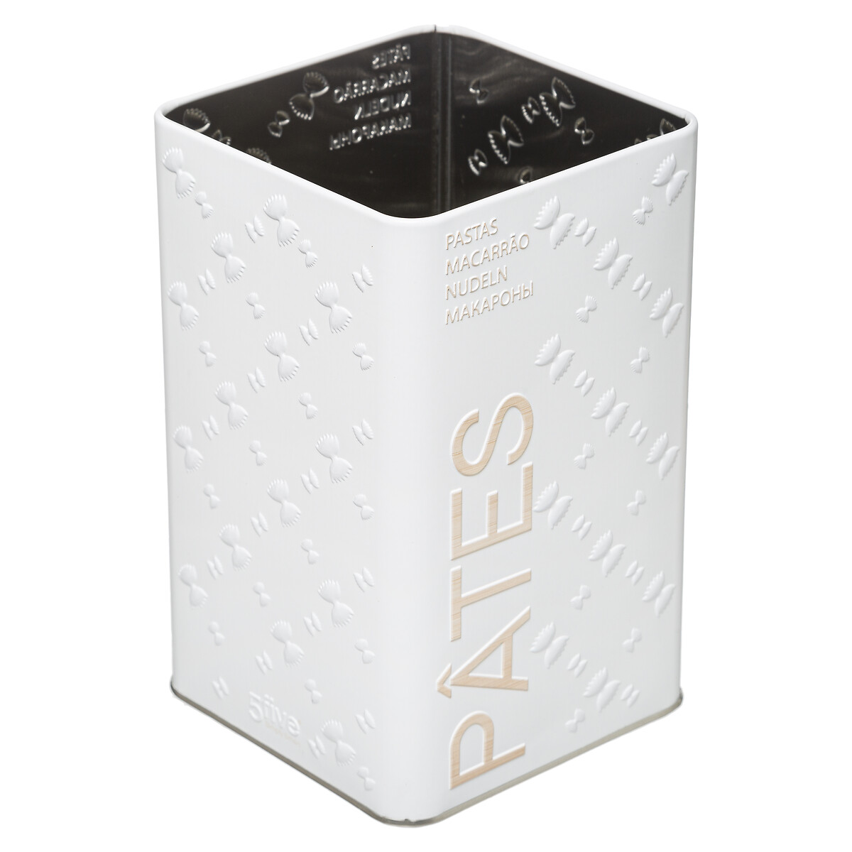 Caja P/Pasta Scandi Metálica 10x10x18Cm