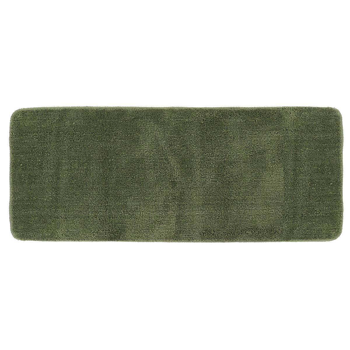 Alfombra microfibra especial verde caqui 50x120cm