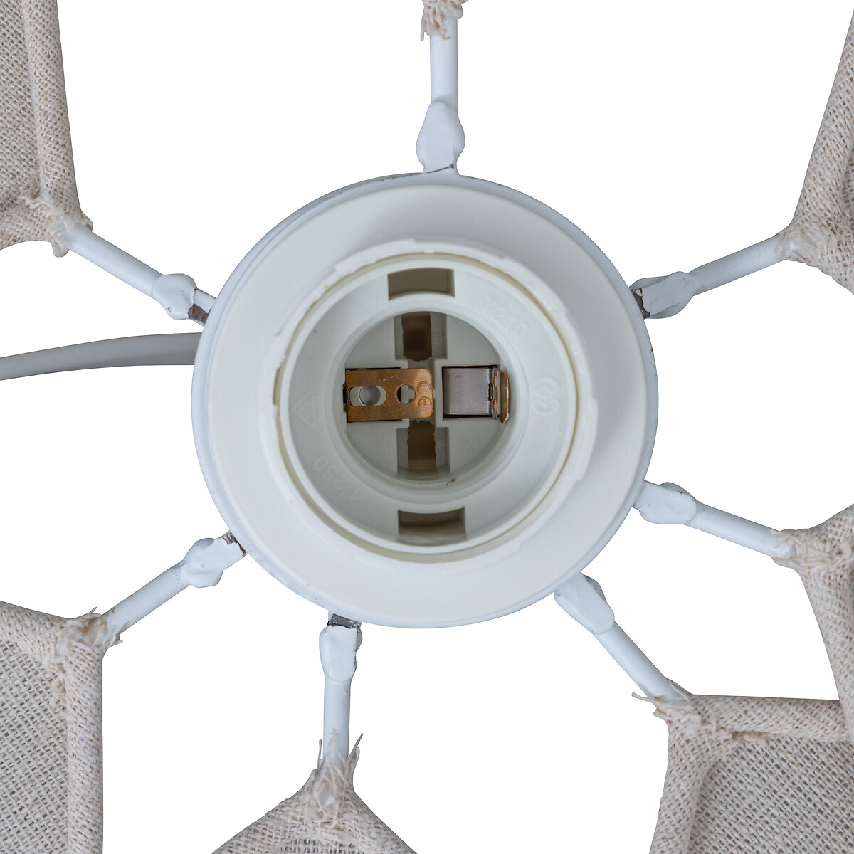 Lámpara de techo PETALA beige 100cm