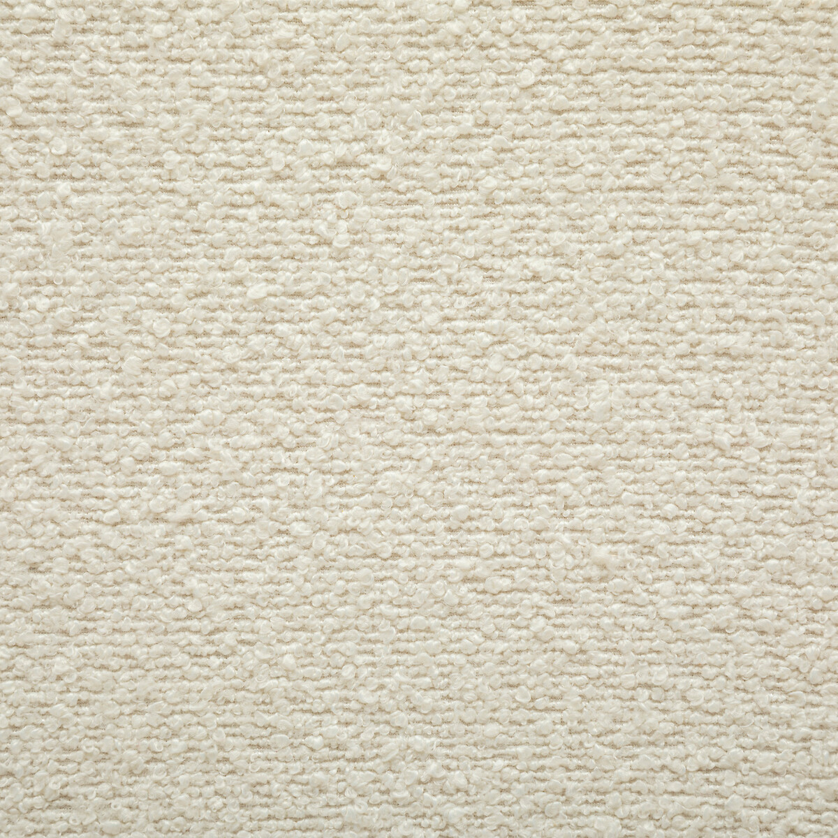 Puf Bouclee Blanco 41x35.5x43Cm