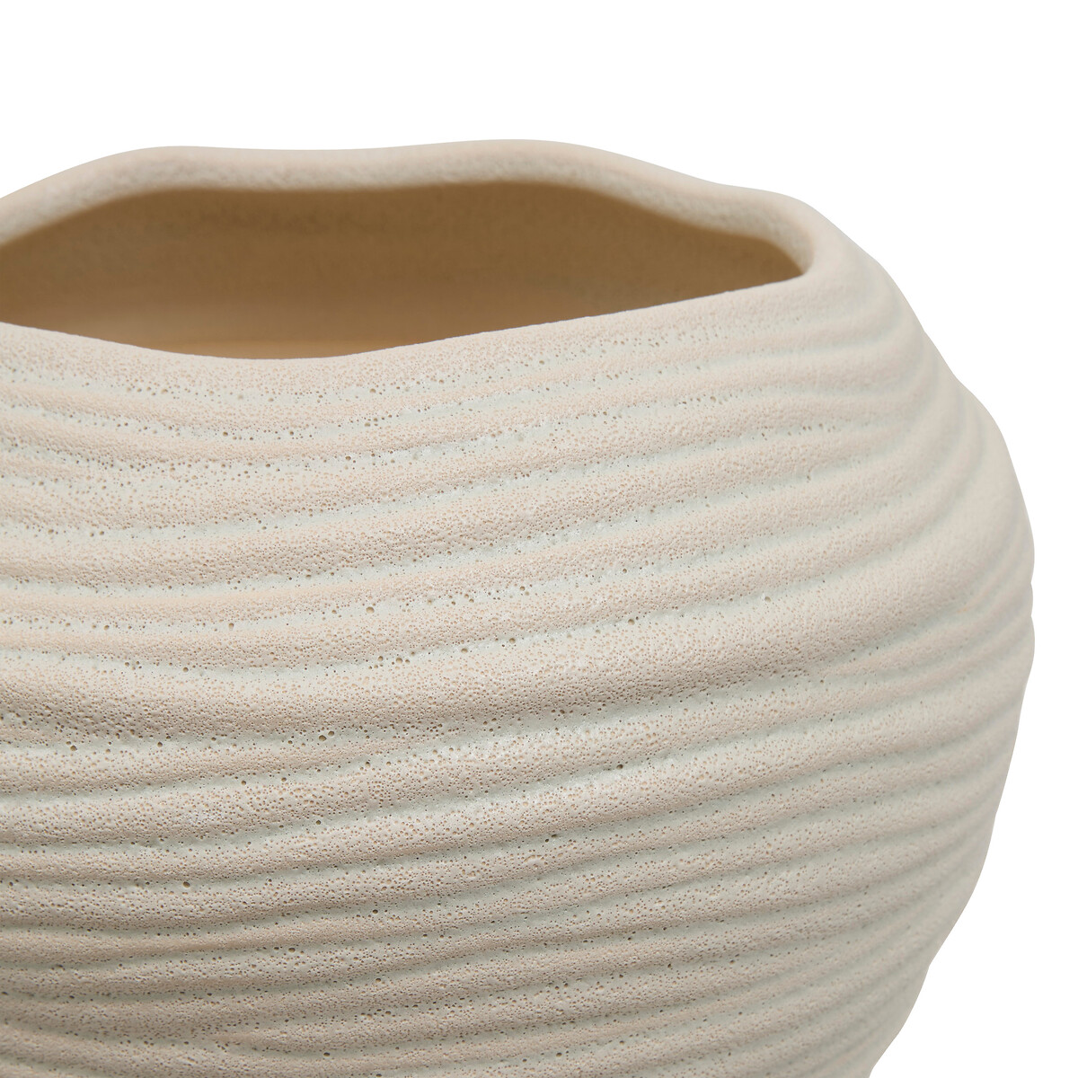 Jarr&oacute;n blanco de cer&aacute;mica 20x22cm