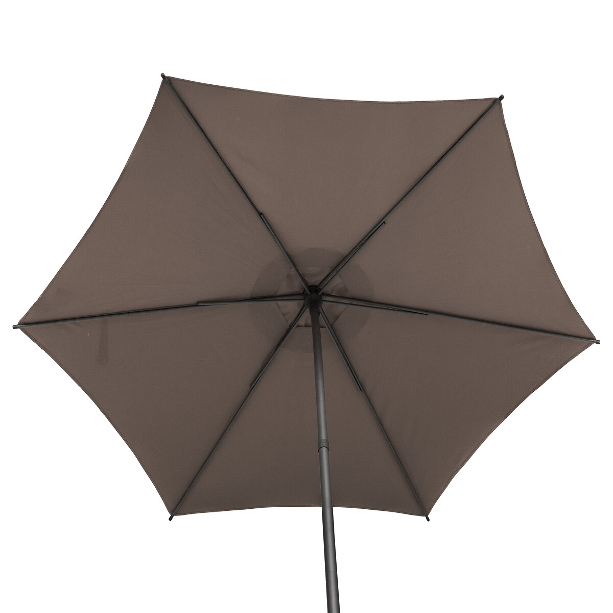 Parasol SOYA gris pardo 2.7m