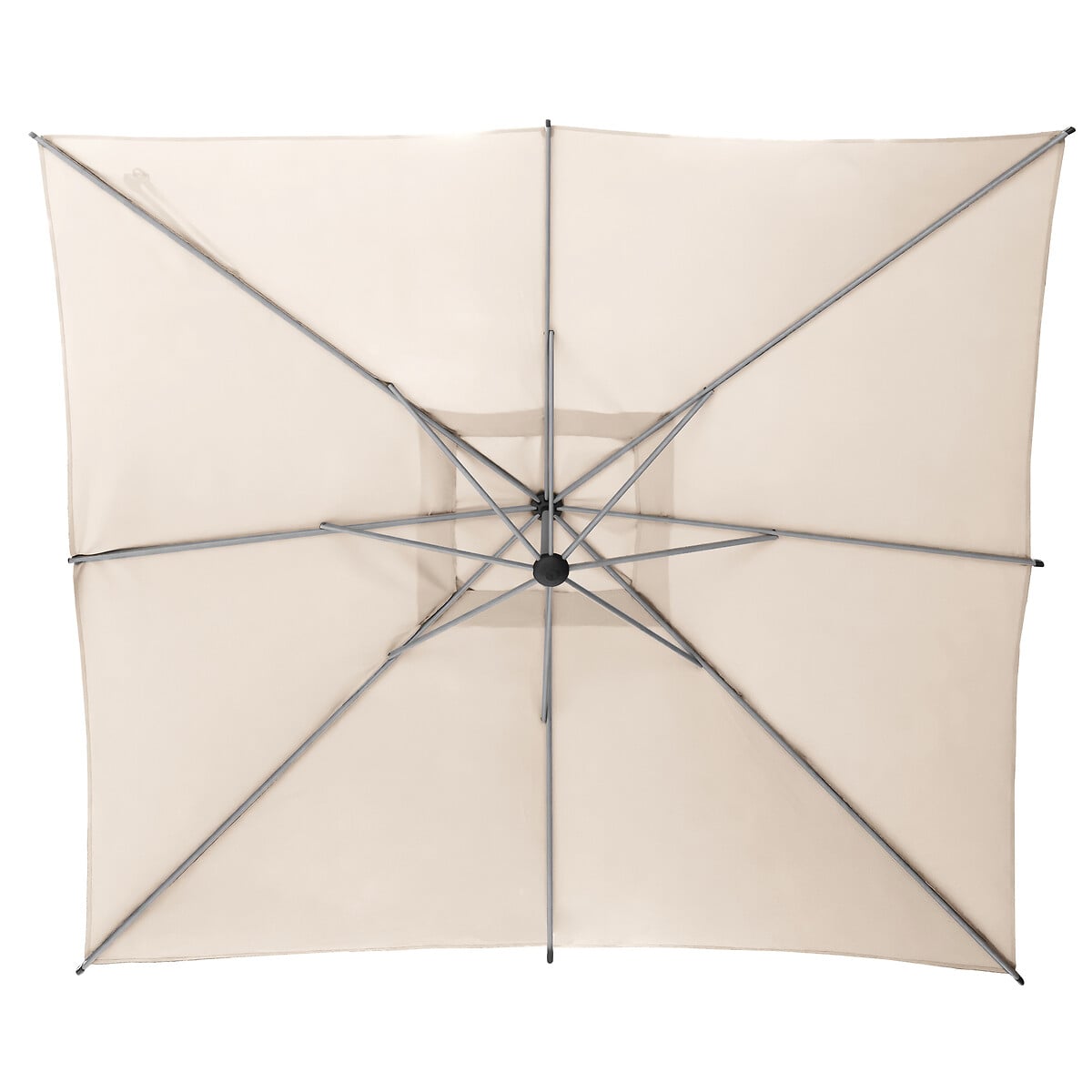 Parasol MANOA exc&eacute;ntrico beige bl&eacute; 2,5x2,5m