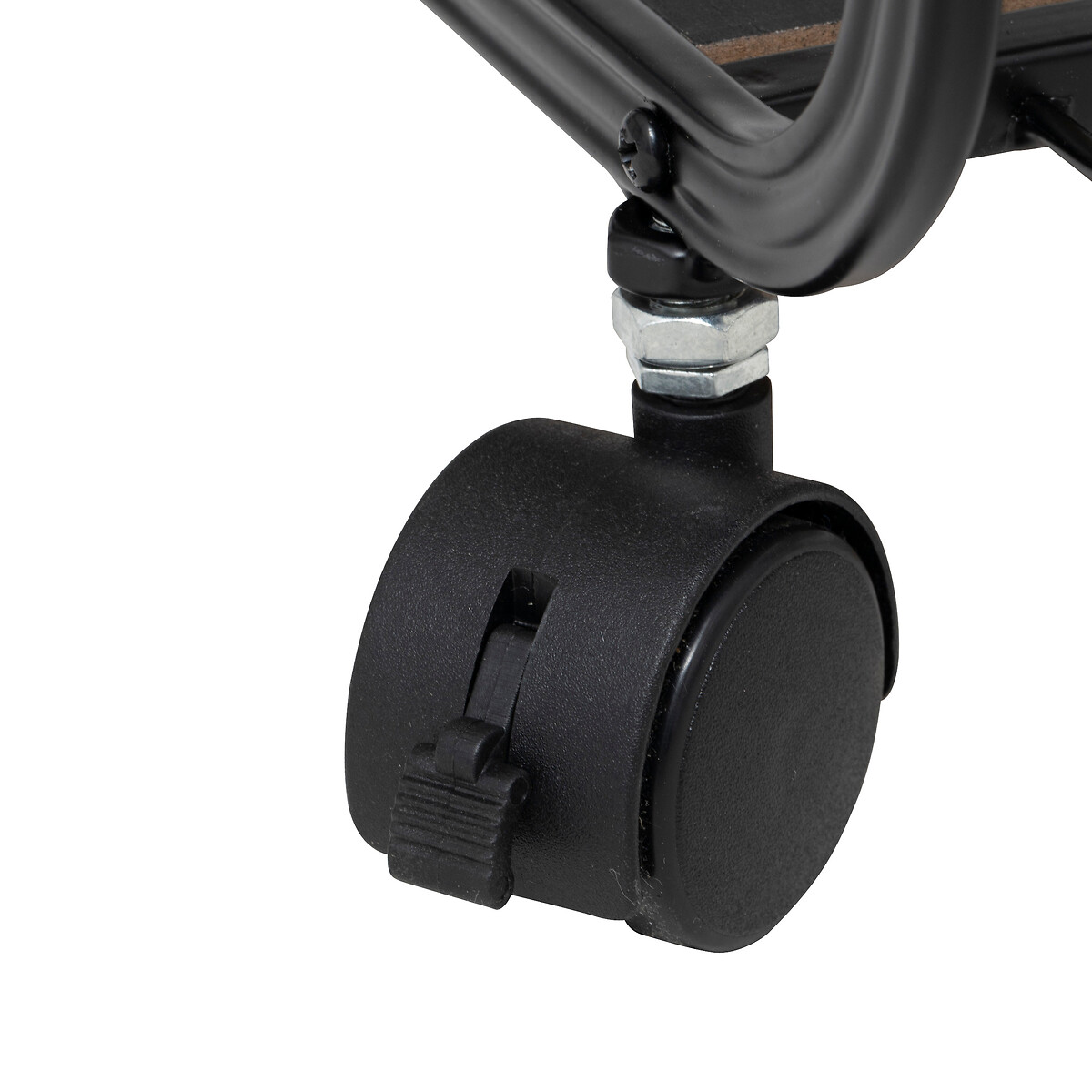 Estante con 2 niveles de mdf negro