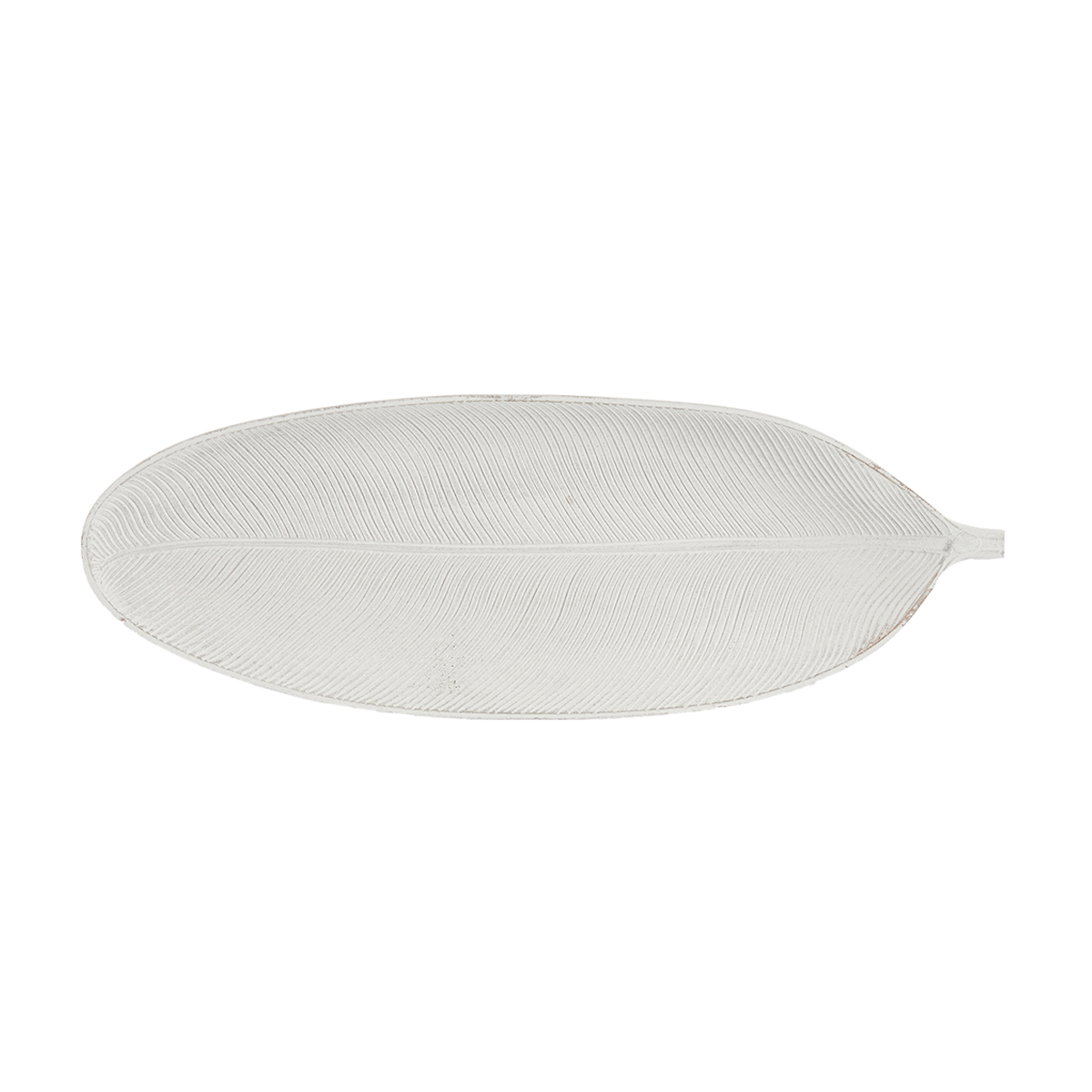 Centro Mesa Hoja De Madera 49.5x18Cm