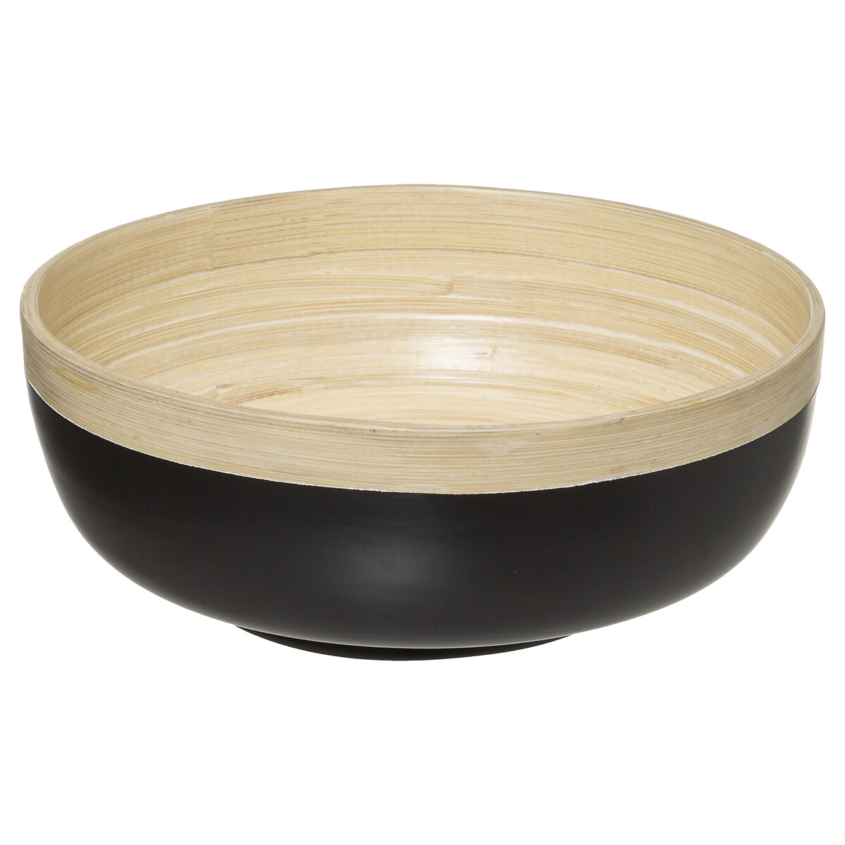 Ensaladera De Bamb&uacute; Negra 20Cm 