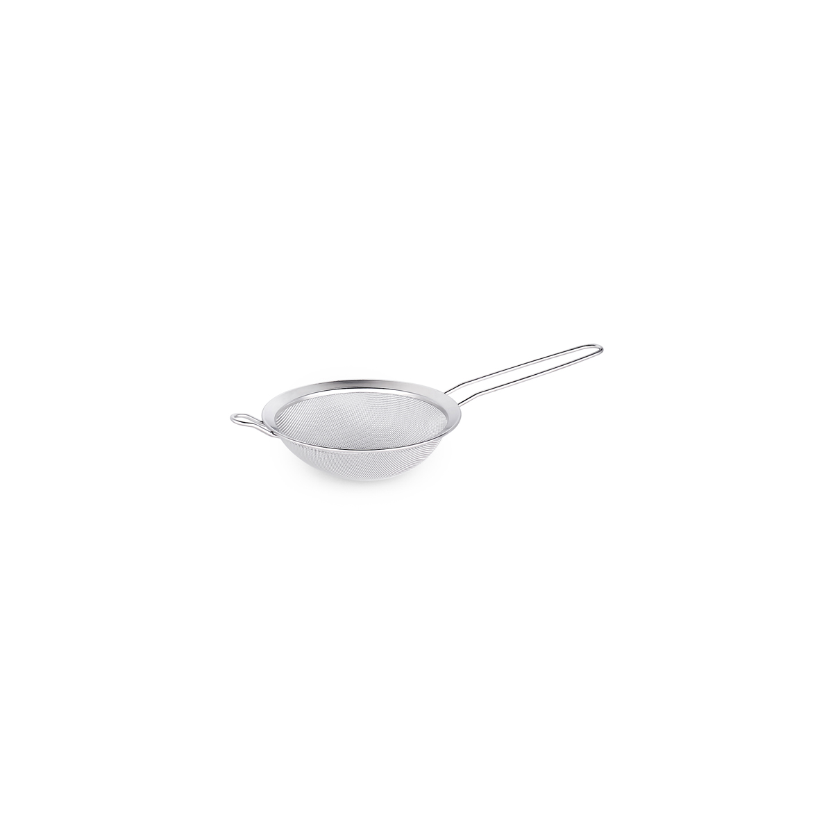 Colador Met&aacute;lico Con Mango Pl&aacute;stico 12Cm