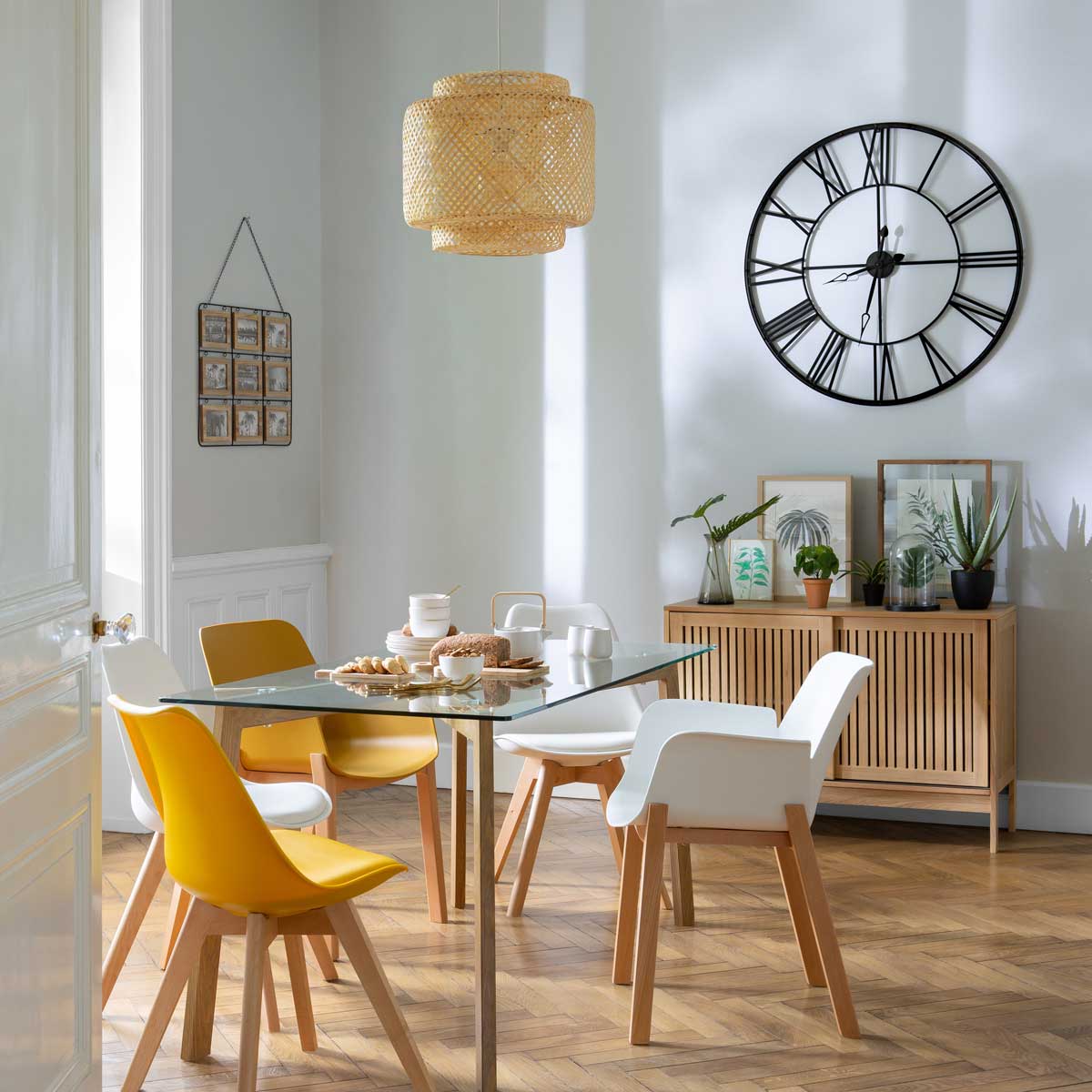 Lámpara De Techo Liby De Bambú 40Cm