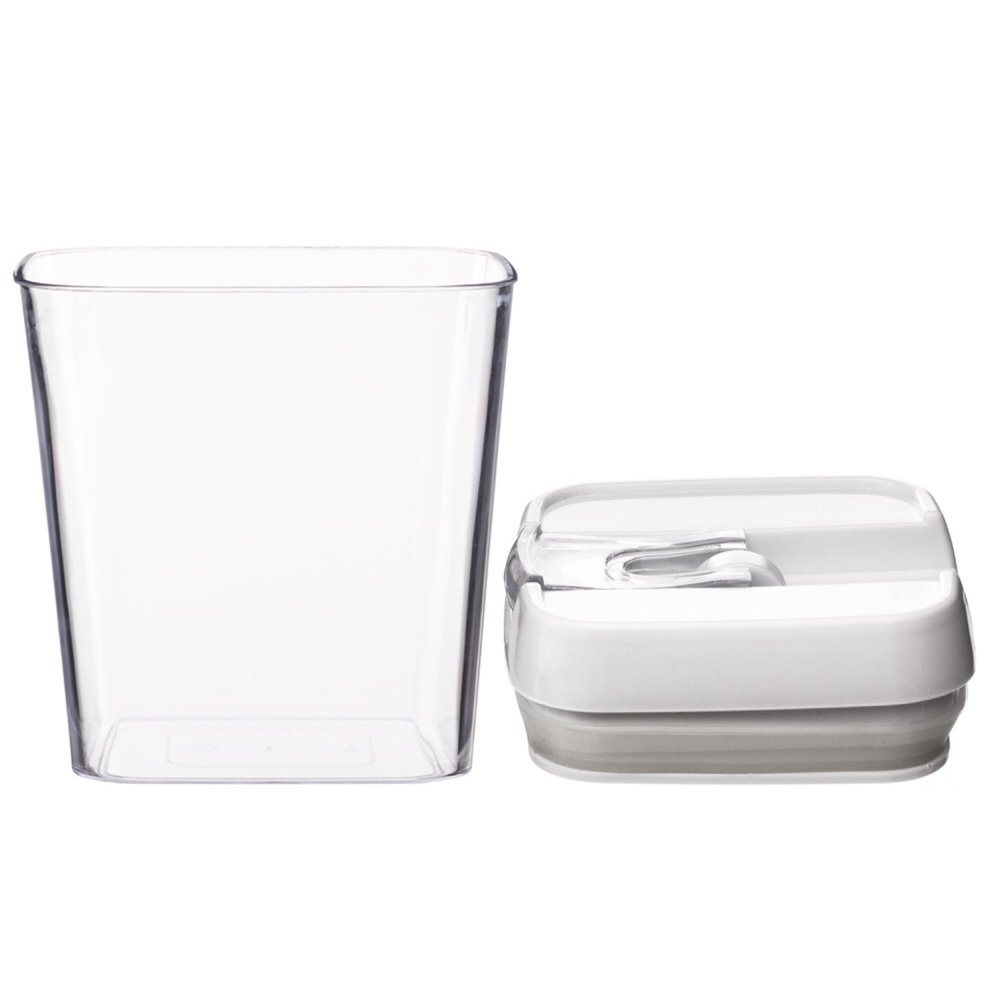 Frasco Herm&eacute;tico Quadrado 0,50L