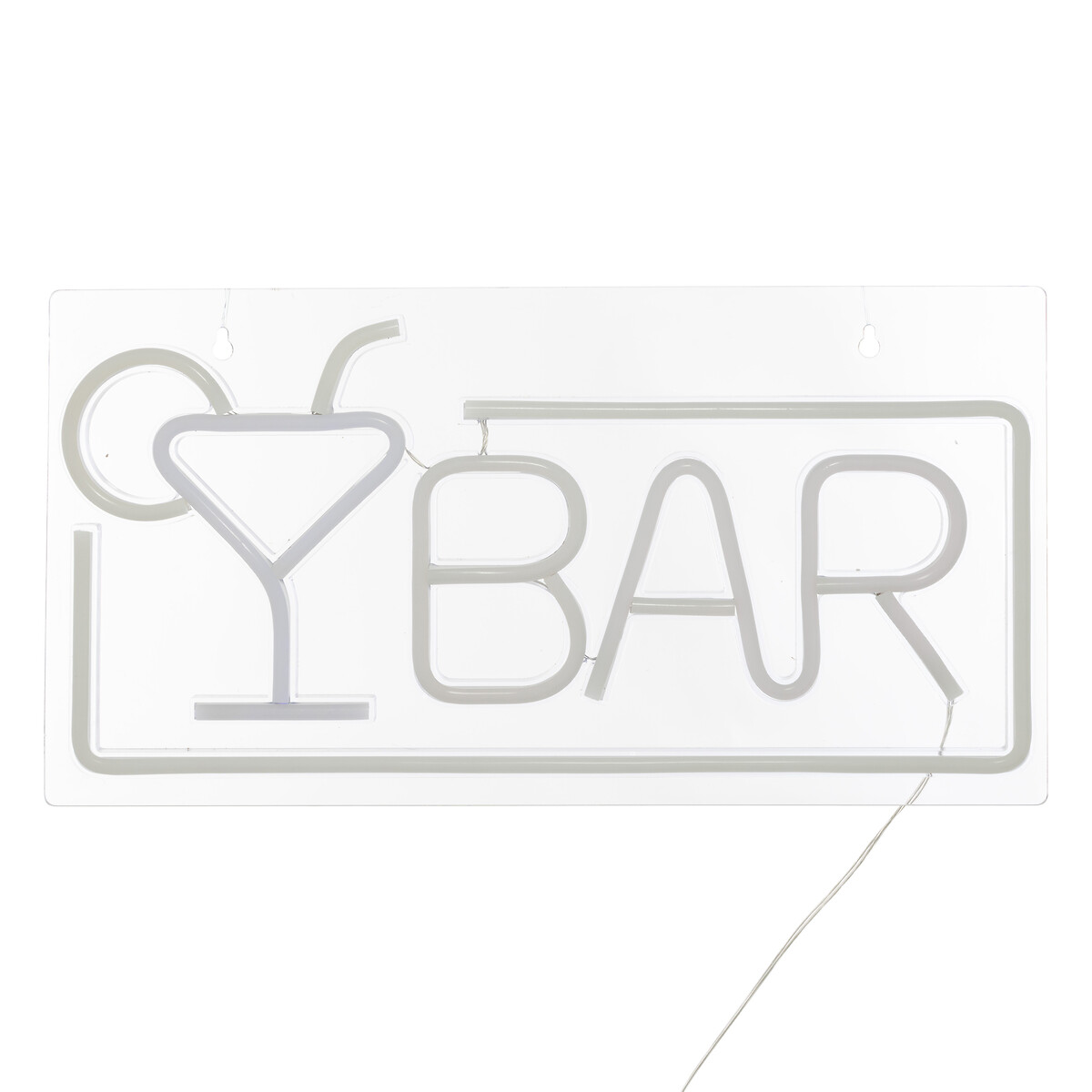 Decoraci&oacute;n mural led neon bar