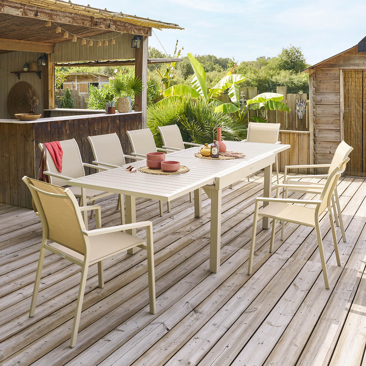 Mesa Extens&iacute;vel Piazza Argil 135-270cm