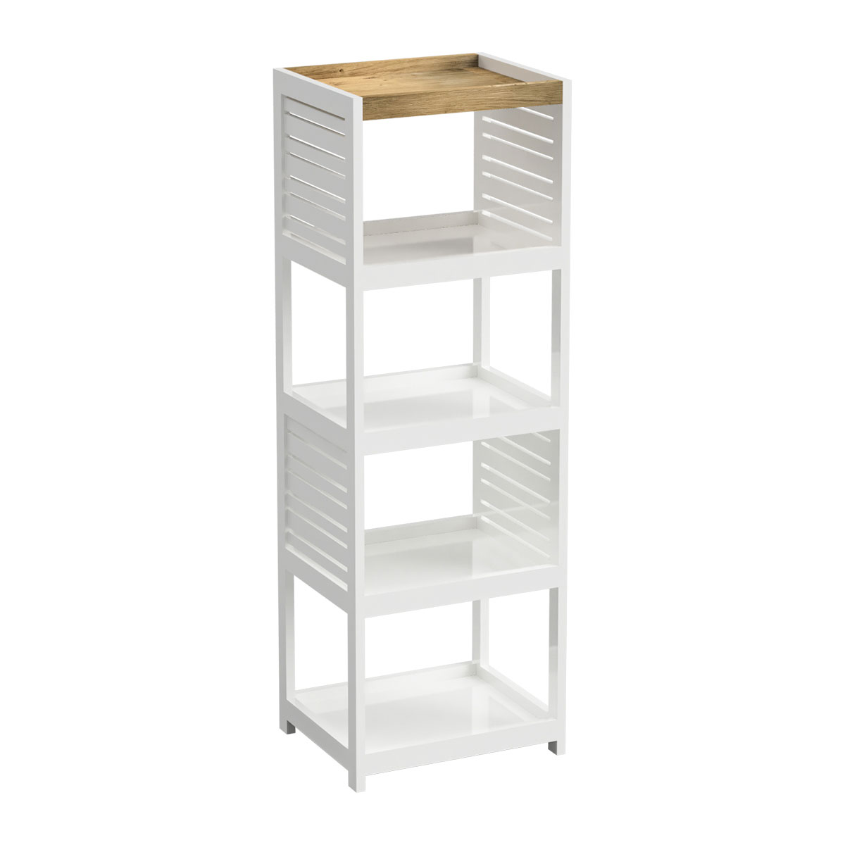 Mueble wc con 5 niveles RIO blanco