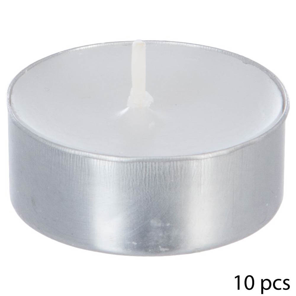 Set 10 Velas Tealight Aroma Vainilla
