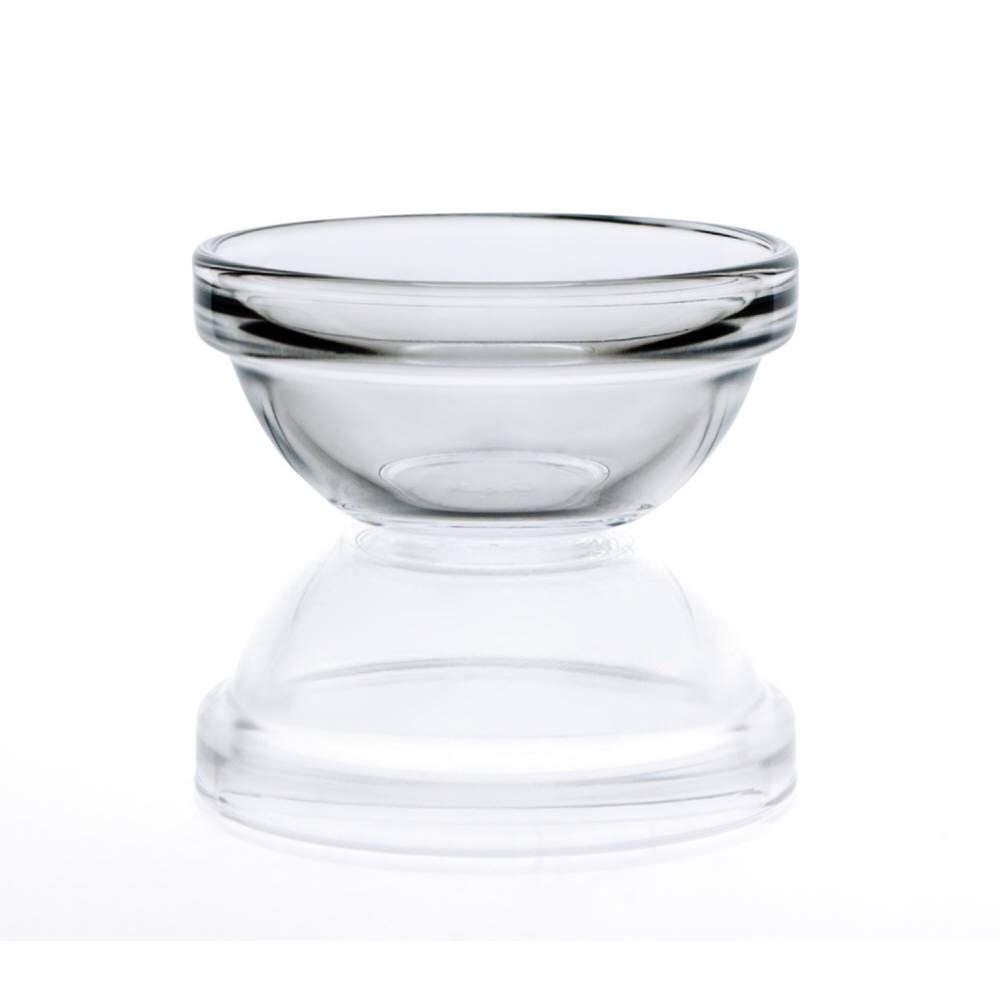 Juego 6 Flaneras Redondas De Vidrio 6Cm