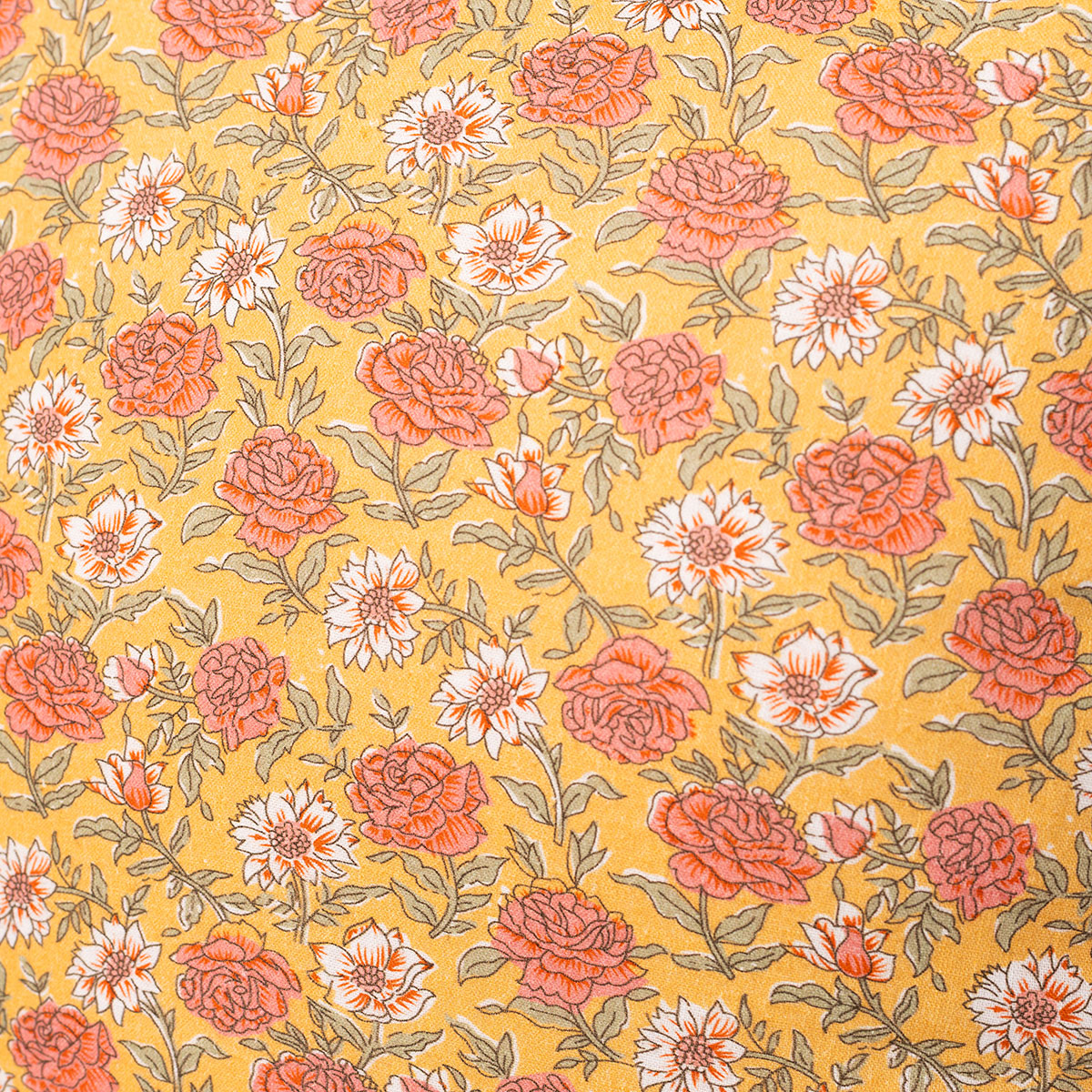 Almohada Yucatán Con Rosas 45x45cm