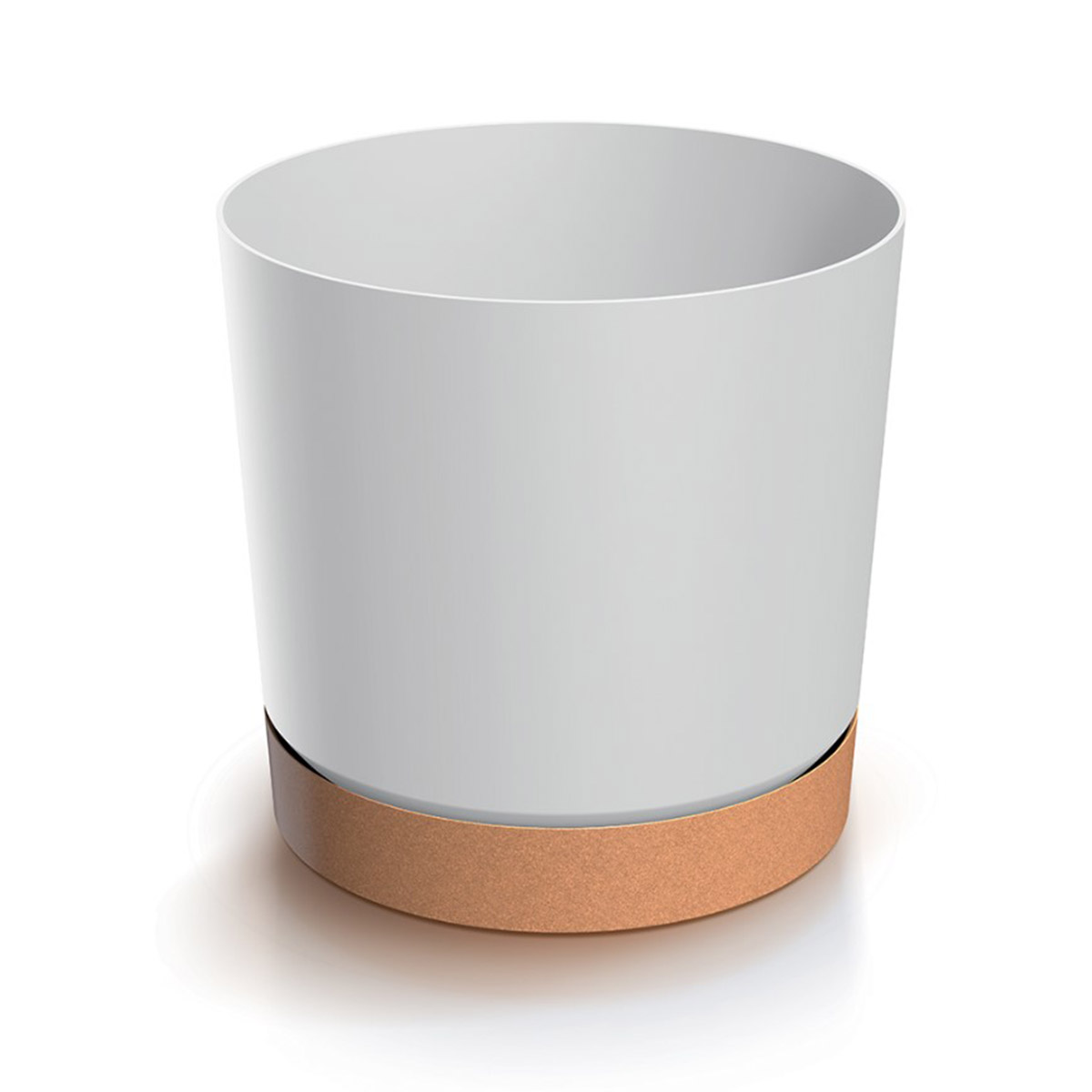 Maceta TUBO PM blanca 14,7x14,8x14,8cm