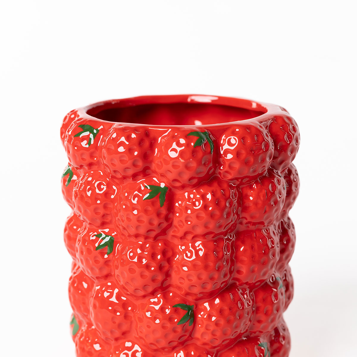 Jarr&oacute;n fresas de cer&aacute;mica 16cm