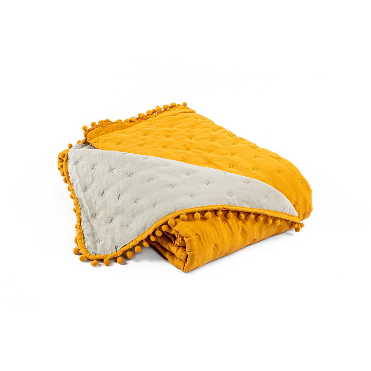 Edredón Bear Ocre/Gris 140x220Cm