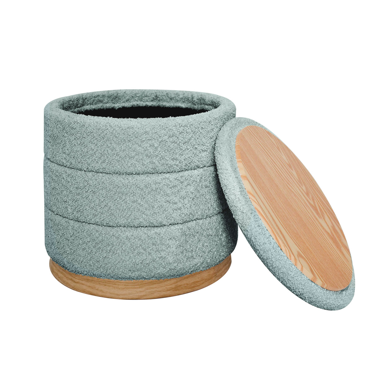 Puf/mesa BATH verde 37x39cm