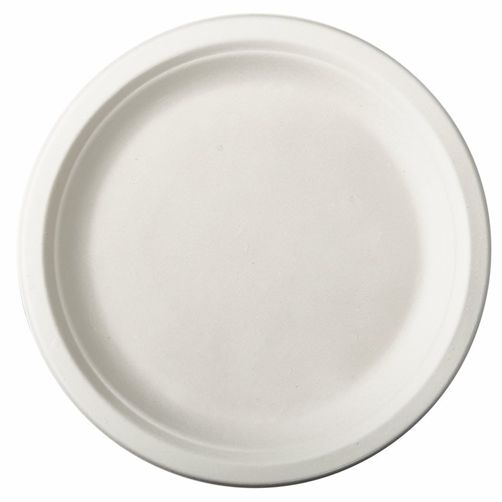 Conjunto Pratos em Cana de A&ccedil;&uacute;car 26cm