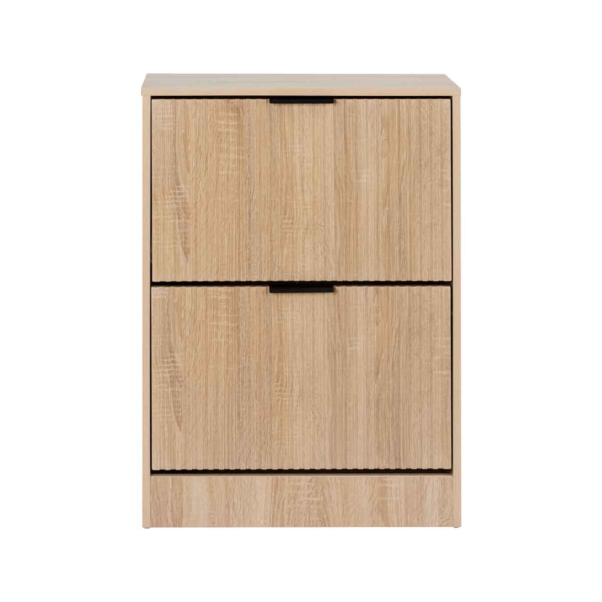 Zapatero Con Dos Cajones 80x24x60cm