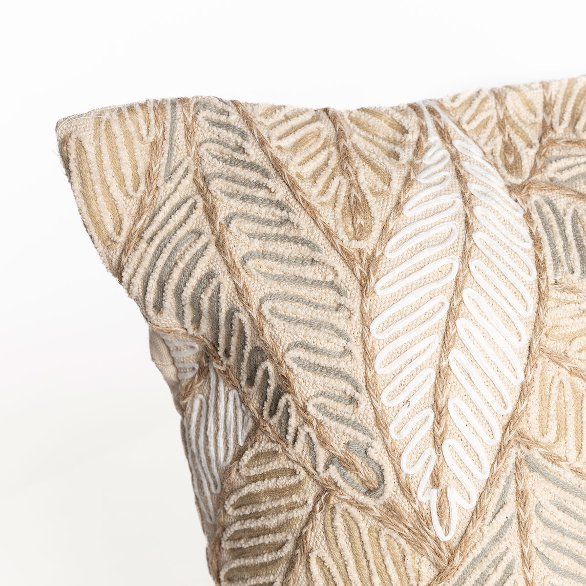 Coj&iacute;n OAXACA con hojas 45x45cm