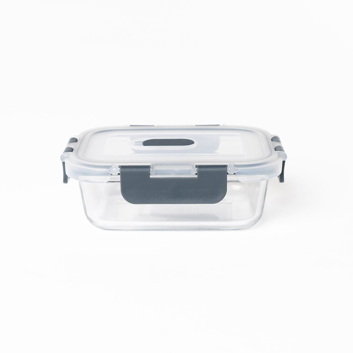 Herm&eacute;tico Rectangular Vidrio 0.37L