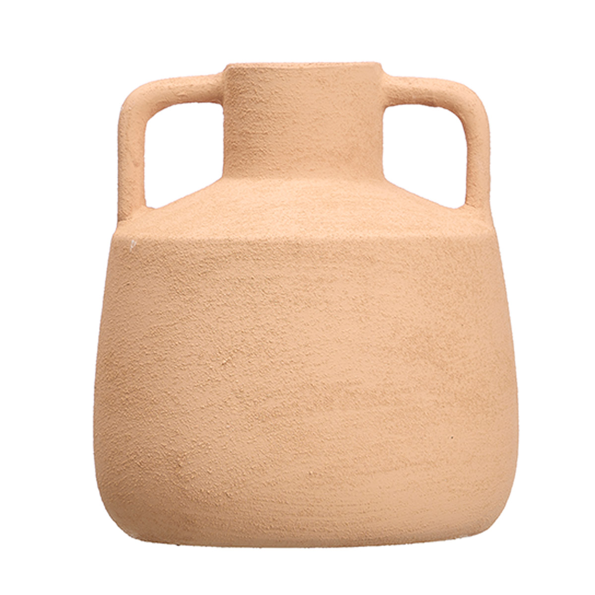 Jarr&oacute;n marr&oacute;n de cer&aacute;mica 17.5cm