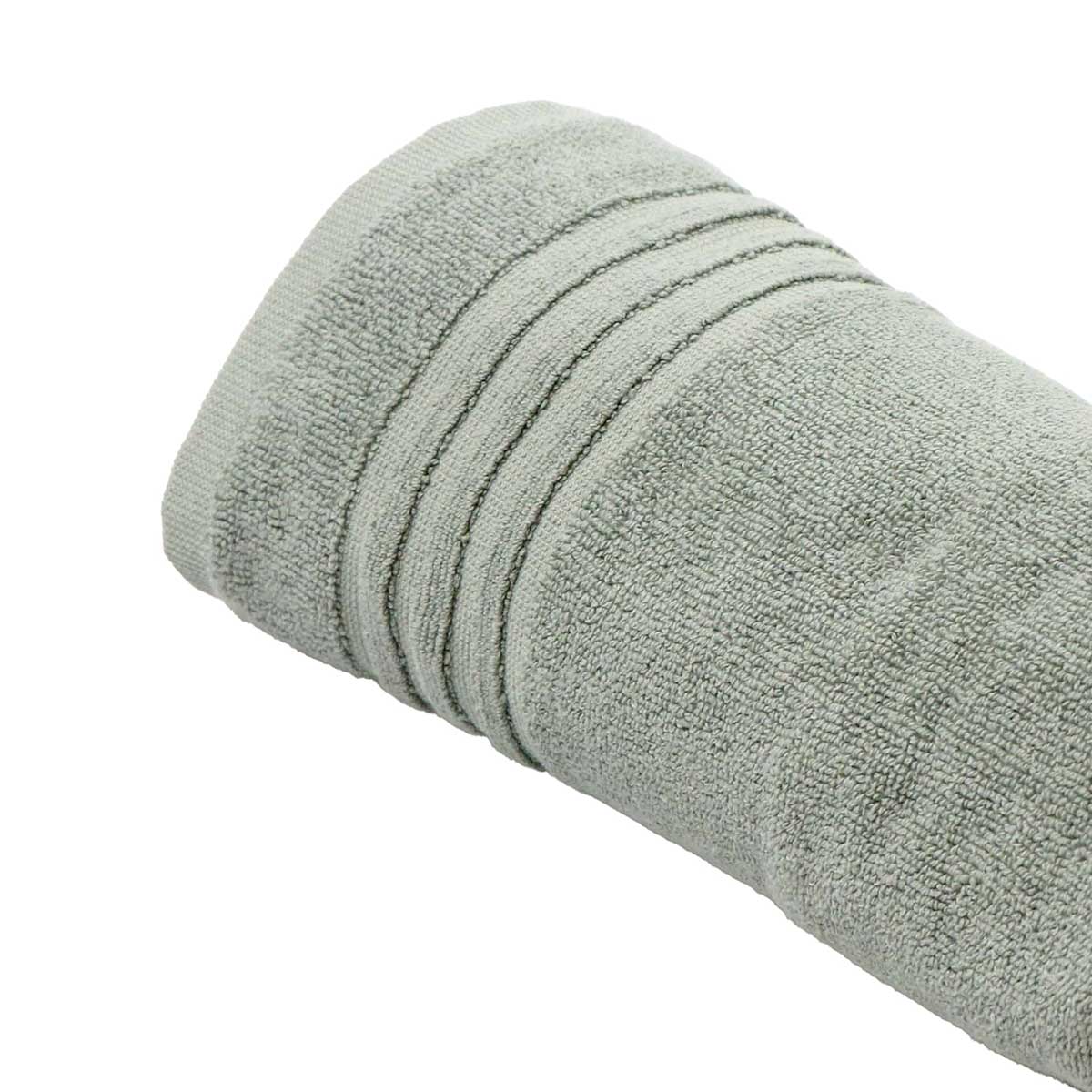 Alfombra de ba&ntilde;o verde TIMELESS 50x70cm