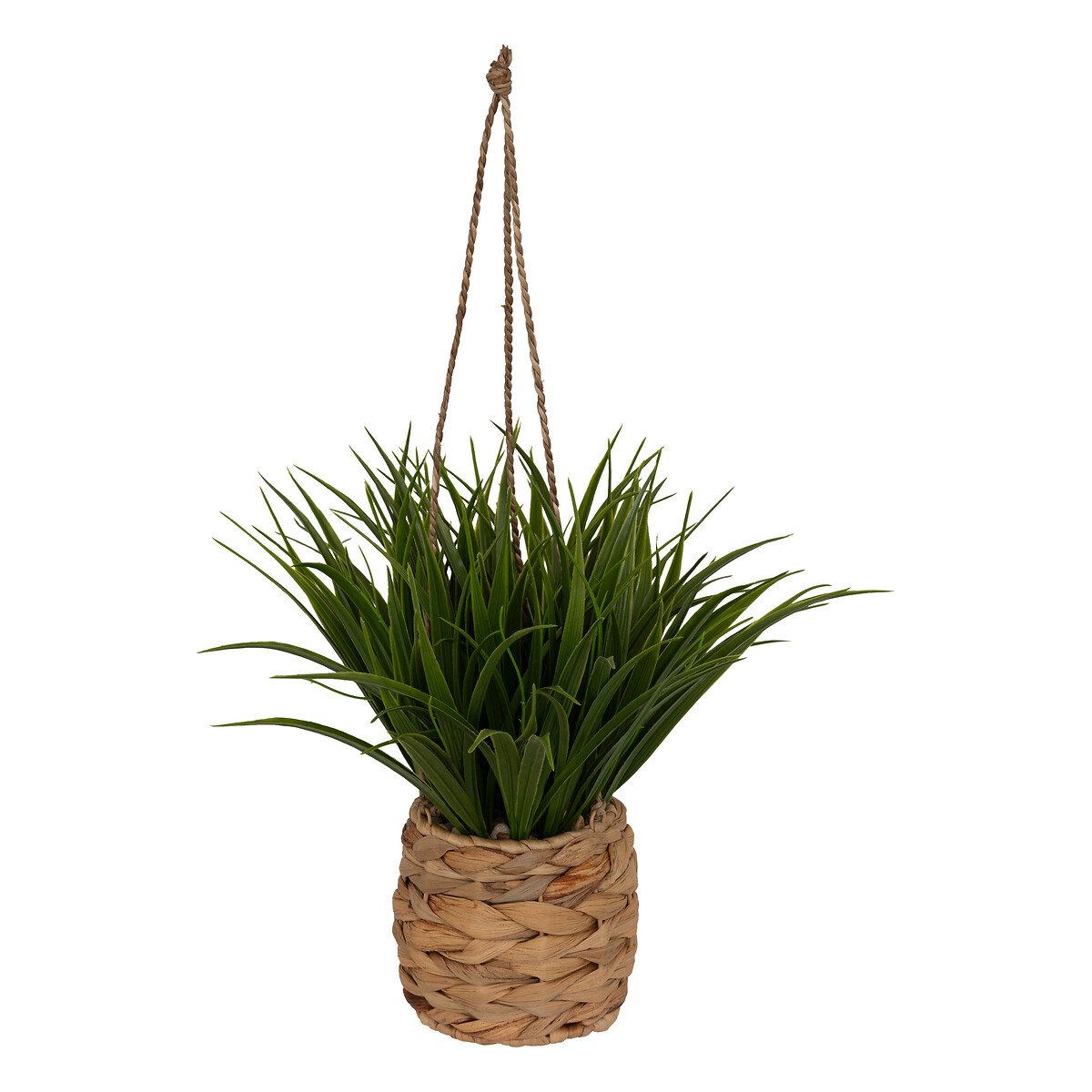 Jarr&oacute;n colgante con planta artificial HERBE MODA