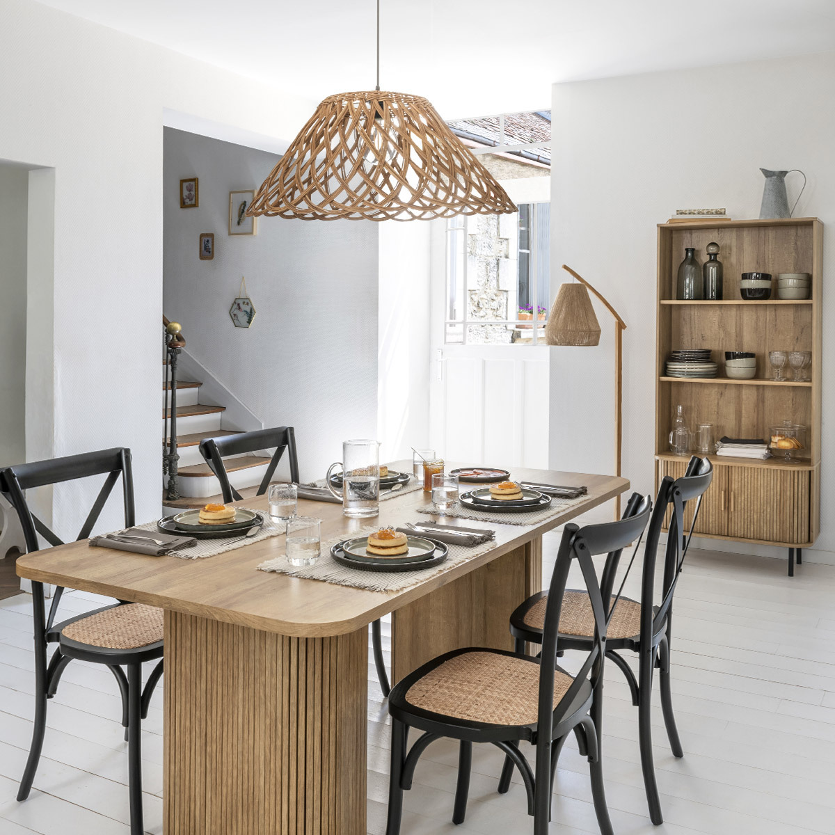 Estantería Colva Beige De MDF 179.5cm