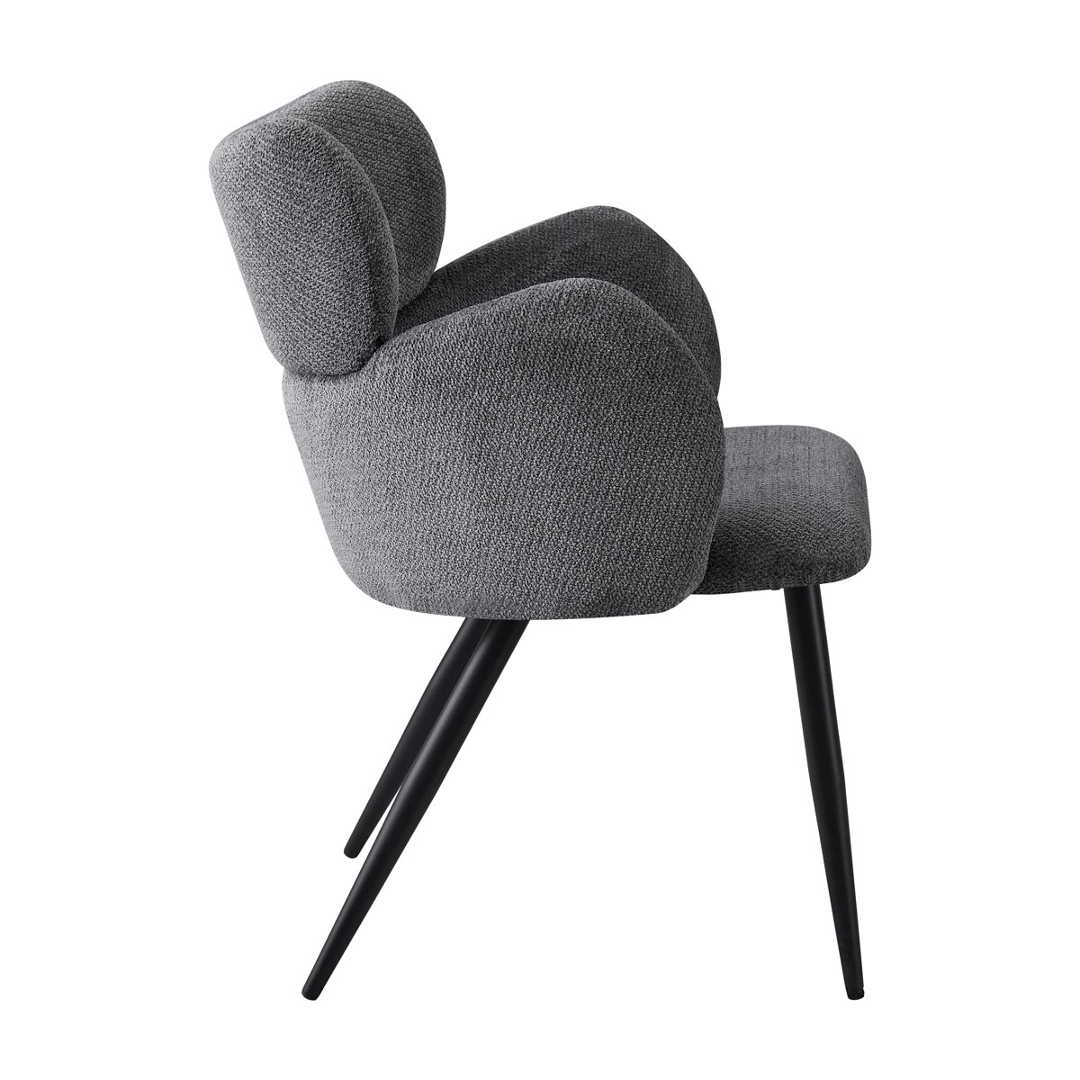 Sill&oacute;n GONDAR de tela gris