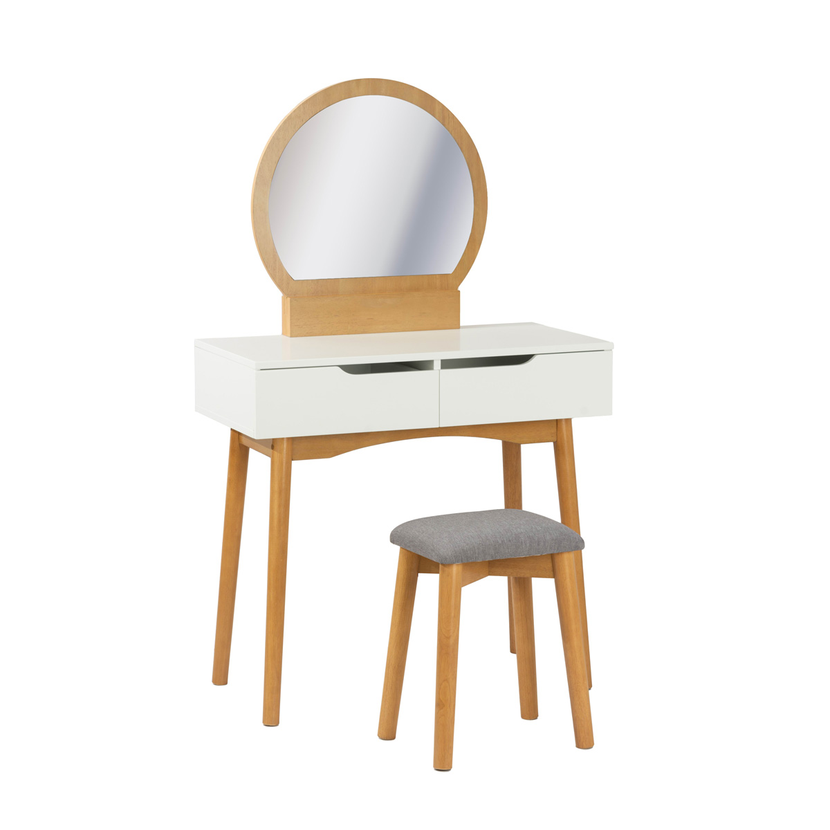 Tocador Mdf Con Taburete