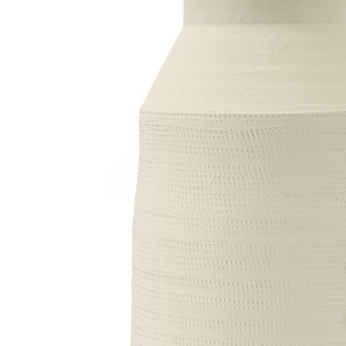 Jarrón Cerámica Caravane Beige 40Cm