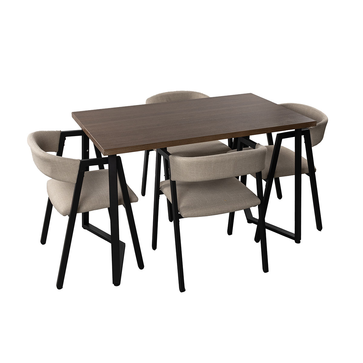 Juego de mesa y 4 sillas NOOK