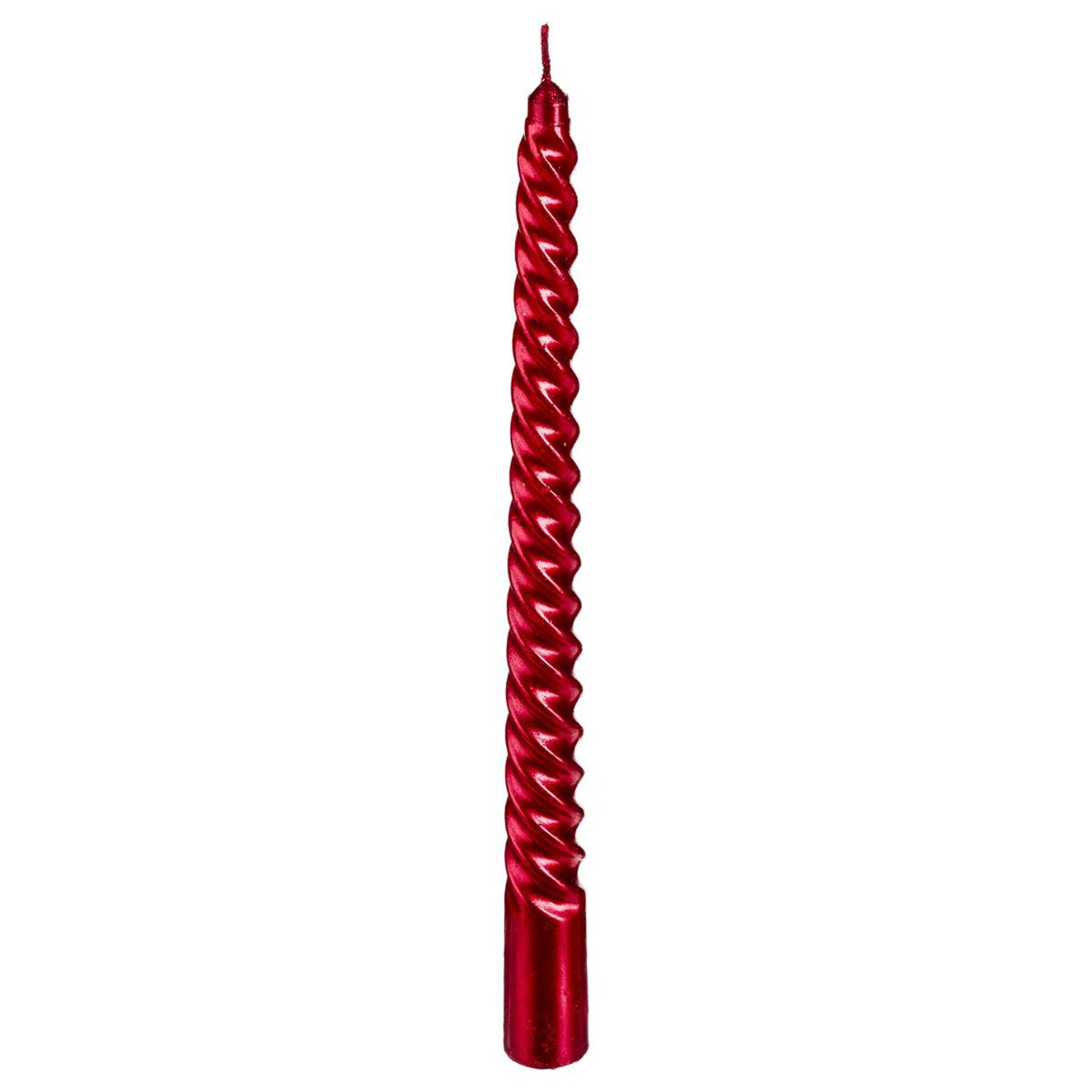 Set 4 Velas Navide&ntilde;as Rojas